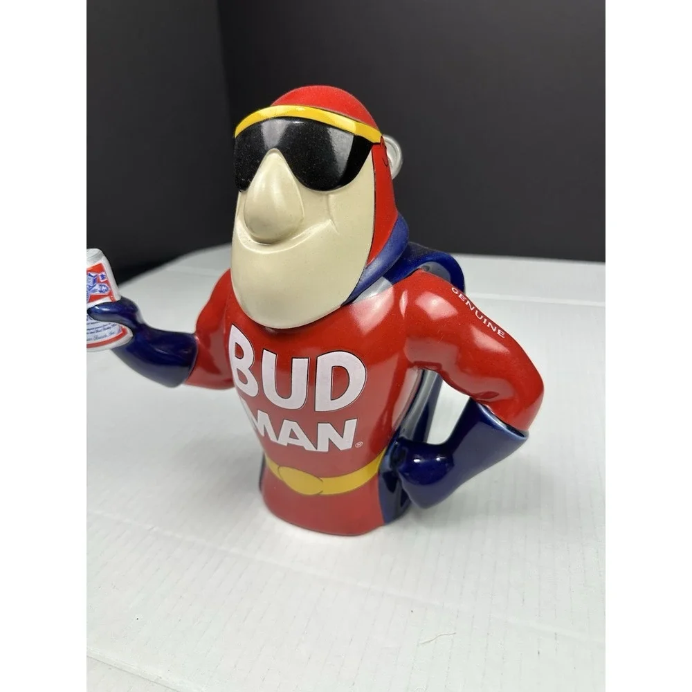 Anheuser-Busch Bud Man Stein Ceramarte Ceramic Beer Stein 1993 Vintage